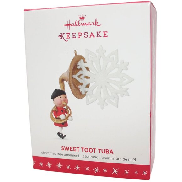 New! Sweet Toot Tuba Hallmark Keepsake Christmas Ornament 2016 Toy Soldier Band - Picture 1 of 2